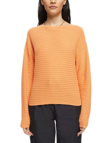ESPRIT 013ee1i311 Suéter, Naranja Dorada, L para Mujer